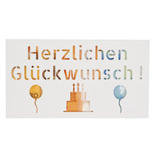 Laden Sie das Bild in den Galerie-Viewer, Geldgeschenk Geschenkidee Geldscheingeschenk Geburtstagskarte Geburtstag Geld