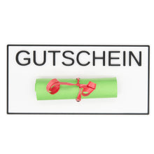 Laden Sie das Bild in den Galerie-Viewer, Geschenk Gutschein Geschenkidee Gutscheingeschenk Geburtstag Verpackung 3D-Optik