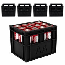 Laden Sie das Bild in den Galerie-Viewer, Batteriespender Batteriekasten Batteriehalter Batteriebox Batterie AA Organizer