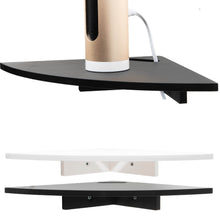 Laden Sie das Bild in den Galerie-Viewer, Eckregal Wandregal Bücherregal Hängeregal für Kamera Box Lautsprecher Lampe