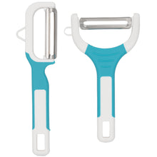 Laden Sie das Bild in den Galerie-Viewer, 2x Sparschäler Gemüseschäler Kartoffelschäler Spargelschäler Obstschäler 2er Set