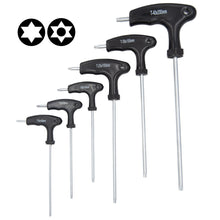 Laden Sie das Bild in den Galerie-Viewer, Torx T Steckschlüssel Satz T Griff T10-T40 Schraubendreher Schlüssel Set 6-tlg