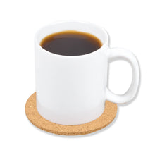 Laden Sie das Bild in den Galerie-Viewer, 6-24 Kork Untersetzer Bierdeckel Tasse Korkuntersetzer Glas Flasche Rund 10 cm