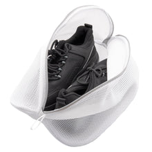 Laden Sie das Bild in den Galerie-Viewer, Schuh Wäschenetz Wäschesack Wäschebeutel Wäschenetz Waschmaschine Netz Sack Weiß