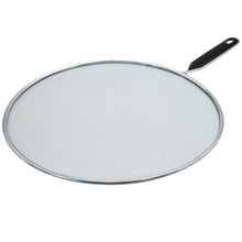 Laden Sie das Bild in den Galerie-Viewer, Pfannenspritzschutz Spritzschutz Fettspritzschutz Spritzschutz Deckel Sieb 28cm