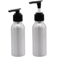Laden Sie das Bild in den Galerie-Viewer, Seifenspender Pumpflasche 100 ml Reise Shampoo Aluminium Dispenser Lotion Pumpen