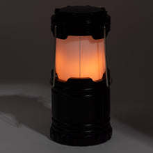 Laden Sie das Bild in den Galerie-Viewer, 2in1 LED Campinglampe Zelt Lampe Leuchte Laterne Garten Batterie Flammen Effekt