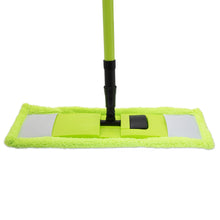 Laden Sie das Bild in den Galerie-Viewer, Bodenwischer Wischmop Mopp Mop Wischer Komplettset Mikrofaser Teleskopstiel Set
