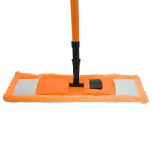 Laden Sie das Bild in den Galerie-Viewer, Bodenwischer Wischmop Mopp Mop Wischer Komplettset Mikrofaser Teleskopstiel Set
