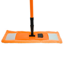 Laden Sie das Bild in den Galerie-Viewer, Bodenwischer Wischmop Mopp Mop Wischer Komplettset Mikrofaser Teleskopstiel Set
