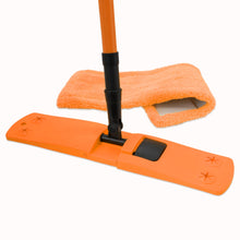 Laden Sie das Bild in den Galerie-Viewer, Bodenwischer Wischmop Mopp Mop Wischer Komplettset Mikrofaser Teleskopstiel Set
