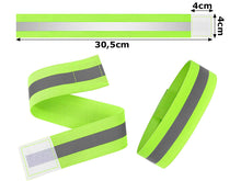 Laden Sie das Bild in den Galerie-Viewer, Reflektorband Reflektierend Leuchtband Armband Reflektor Sicherheit Joggen Set
