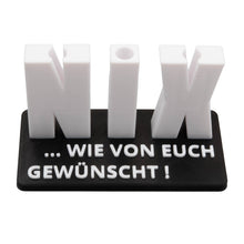 Laden Sie das Bild in den Galerie-Viewer, Geschenk Geldgeschenk Geschenkidee Nichts NIX Geldscheingeschenk Geburtstag
