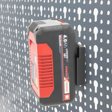 Laden Sie das Bild in den Galerie-Viewer, Akku Halter für Einhell Power-X-Charge für Küpper Lochwand Halterung 18V Akkus
