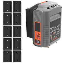 Laden Sie das Bild in den Galerie-Viewer, Akkuhalter Kompatibel mit BLACK+DECKER 18V Akku Wandhalter Halter Halterung Akku
