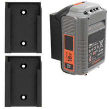 Laden Sie das Bild in den Galerie-Viewer, Akkuhalter Kompatibel mit BLACK+DECKER 18V Akku Wandhalter Halter Halterung Akku
