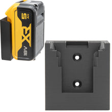Laden Sie das Bild in den Galerie-Viewer, Akkuhalter für DeWALT Akku Wandhalter Akkuwandhalter Wandhalterung Halter 18V
