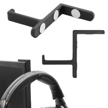 Laden Sie das Bild in den Galerie-Viewer, Headset Halterung Kopfhörer Monitorhaken Bildschirmhaken Monitor Haken Halter
