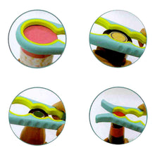 Laden Sie das Bild in den Galerie-Viewer, Deckelöffner Schraubdeckelöffner Glasöffner Gläser Deckel Öffner gelb
