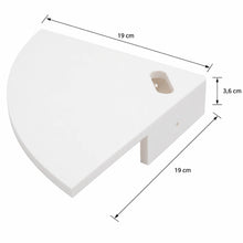Laden Sie das Bild in den Galerie-Viewer, Eckregal Wandregal Bücherregal Hängeregal für Kamera Box Lautsprecher Lampe
