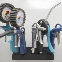 Laden Sie das Bild in den Galerie-Viewer, 2x Wandhalter für Druckluft Zubehör Kupplung Pneumatik Geräte Halter Wandhalterung
