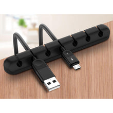 Laden Sie das Bild in den Galerie-Viewer, Kabelhalter Kabelführer Kabelklemme Kabel Halter Clip Schreibtisch Organizer 3M
