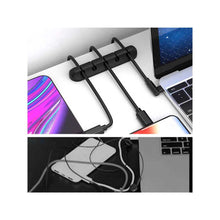 Laden Sie das Bild in den Galerie-Viewer, Kabelhalter Kabelführer Kabelklemme Kabel Halter Clip Schreibtisch Organizer 3M
