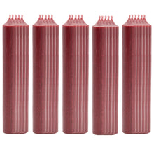 Laden Sie das Bild in den Galerie-Viewer, 25x Stabkerze Tischkerze Wachskerze Durchgefärbt Tropffrei Kerze 180 x 22mm Set
