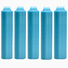 Laden Sie das Bild in den Galerie-Viewer, 25x Stabkerze Tischkerze Wachskerze Durchgefärbt Tropffrei Kerze 180 x 22mm Set
