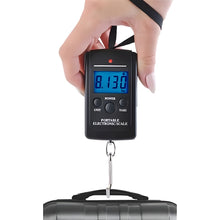 Laden Sie das Bild in den Galerie-Viewer, Digitale Kofferwaage Gepäckwaage Digitalwaage Reisewaage Handwaage 10g-40kg LED
