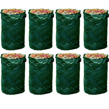 Laden Sie das Bild in den Galerie-Viewer, Laubsack Gartensack Gartentasche Gartentonne Gartenabfallsack Robust Stabil 120L
