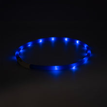 Laden Sie das Bild in den Galerie-Viewer, Hundehalsband LED Leuchthalsband Leuchtband Wasserdicht Kürzbar Aufladbar USB
