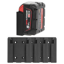 Laden Sie das Bild in den Galerie-Viewer, Akku Halter für Milwaukee M18 Halterung Akkuhalter Wandhalter Wandhalterung 18V

