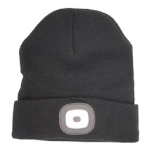 Laden Sie das Bild in den Galerie-Viewer, Mütze LED Beanie Wintermütze Stirnlampe Sportmütze Freizeitmütze Damen Herren Licht LED
