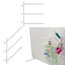 Laden Sie das Bild in den Galerie-Viewer, Halter für IKEA SKADIS Lochplatte Nähgarnhalter Lochwand Haken Halterung Weiß
