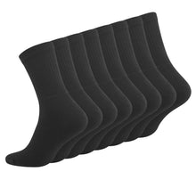 Laden Sie das Bild in den Galerie-Viewer, Socken Strümpfe 8-128 Paar Sportsocken Arbeitssocken Schwarz Baumwolle 39-46 Set
