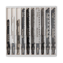 Laden Sie das Bild in den Galerie-Viewer, 10x Stichsägeblätter T-Schaft Stichsägeblatt Sägeblätter Holz Metall PVC Set
