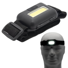 Laden Sie das Bild in den Galerie-Viewer, LED Stirnlampe Kopflampe Sport Joggen Fahrrad Laufen Kopf Stirn Lampe COB LED

