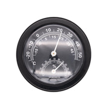 Laden Sie das Bild in den Galerie-Viewer, Thermometer Hygrometer Luftfeuchtigkeit Temperatur Analog Wetterstation Rund
