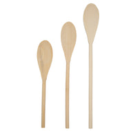 3x Kochlöffel Holzkochlöffel Küchenhelfer Pfannenwender Rühr-Löffel Holz Set