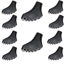 Laden Sie das Bild in den Galerie-Viewer, 10x Nordic Walking Gummipads Pads Puffer Gummi Gummipuffer Extra Grip schwarz
