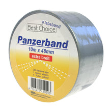 Laden Sie das Bild in den Galerie-Viewer, Panzertape 3 Rollen Panzerband Klebeband Tape Gewebeband Gaffa Silber
