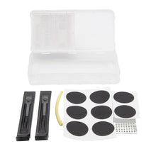 Laden Sie das Bild in den Galerie-Viewer, 12tlg Fahrrad Reparatur Set Selbstklebende Flicken Reifenreparatur Pannenset Kit
