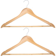 1-80 Kleiderbügel Garderobenbügel Holz Natur Holzbügel Hemdenbügel Blusenbügel