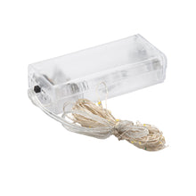 Laden Sie das Bild in den Galerie-Viewer, LED Lichterkette mit &amp; ohne Timer Micro Warmweiß Drahtlicht Mikro Batterie 10 20 40 LED
