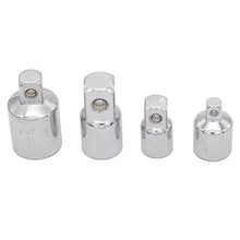 Laden Sie das Bild in den Galerie-Viewer, 4x Steckschlüssel Adapter Nuss Knarre Aufsatz Ratsche Stecknuss 1/2" 1/4" 3/8"
