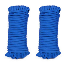 Laden Sie das Bild in den Galerie-Viewer, 2x Paracord Campingseil Survival 15m Outdoor Fallschirm Schnur Leine Seil
