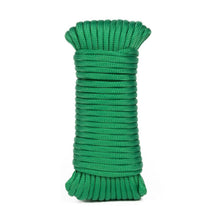 Laden Sie das Bild in den Galerie-Viewer, 2x Paracord Campingseil Survival 15m Outdoor Fallschirm Schnur Leine Seil Grün
