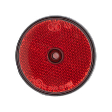 Laden Sie das Bild in den Galerie-Viewer, 2x Reflektor Anhänger Rot Rund 60mm Rückstraher Wohnwagen PKW LKW Katzenauge Set
