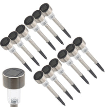 Laden Sie das Bild in den Galerie-Viewer, Solarlampe Gartenlampe Solarleuchte Gartenleuchte Bodenleuchte Solar Licht LED
